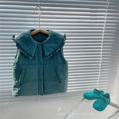 Children's Large Collar Down Vest